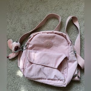 Kipling mini backpack pink